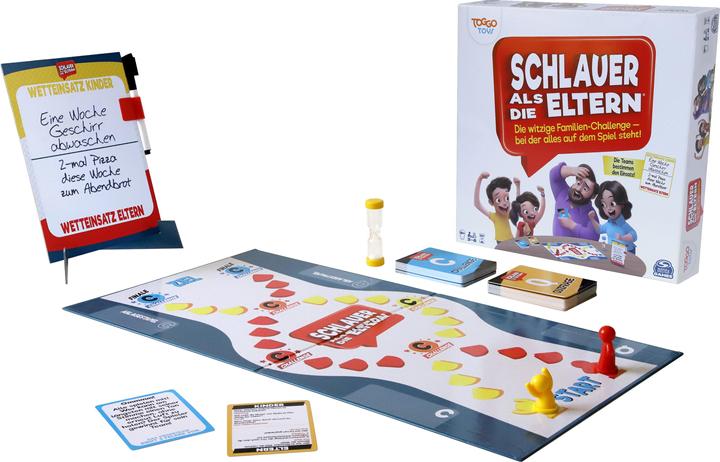 Image du produit Spin Master Games - Plus malin que les parents, jeu de quiz et d'action amusant où les enfants affrontent les (Allemand)