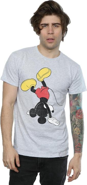 Actual product image Disney Mens Mickey Mouse Upside Down T-Shirt (S)