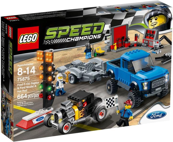 Actual product image LEGO Speed Champions Ford F-150 Raptor & Ford Model A Hot Rod (75875, LEGO Speed Champions)