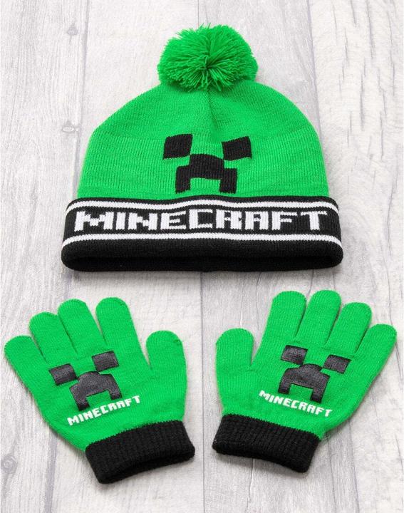 Image du produit Minecraft Kit chapeau et gants (Taille unique)