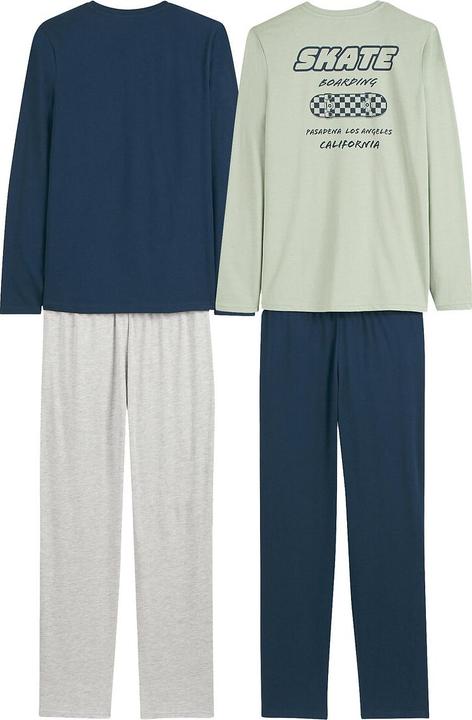 Actual product image La Redoute Collections 2-pack jersey pyjamas (176)