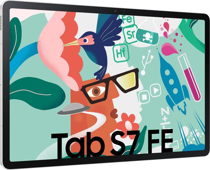 Actual product image Samsung Galaxy Tab S7 FE (WLAN only, 12.40", 64 GB, Mystic Silver)