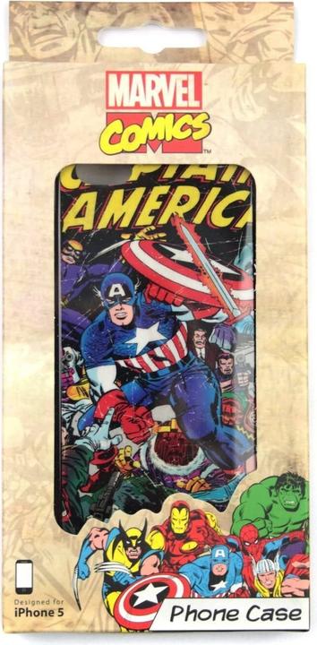 Produktbild Captain America Handyhülle Retro Comic (Apple iPhone 5, Apple iPhone 5s)