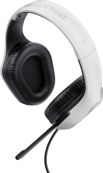Actual product image Trust GXT415W ZIROX HEADSET - WHITE (Cable)