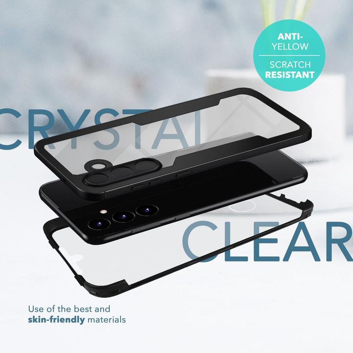 Immagine prodotto Nalia Busta ibrida trasparente a 360 gradi (Samsung Galaxy S24+)