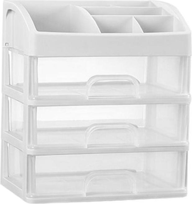 Produktbild JTI Make-up-Aufbewahrung, 3 Schubladen - Weiss