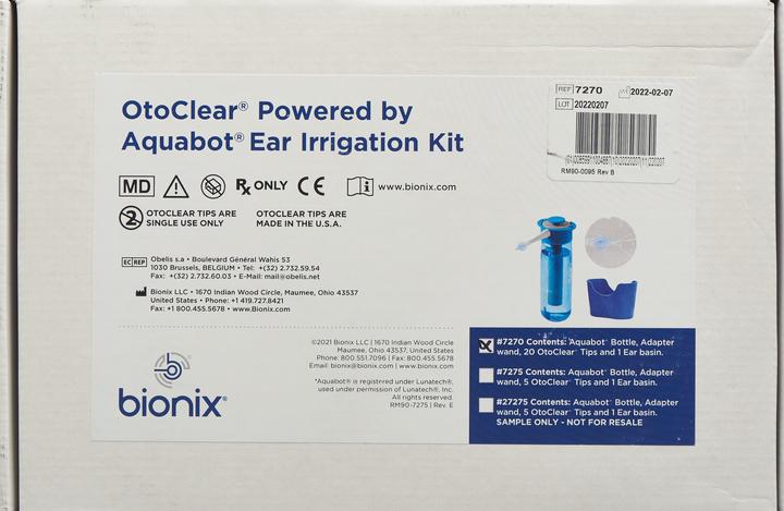 Image du produit Bionix OtoClear Aquabot Kit nettoyant auriculaire