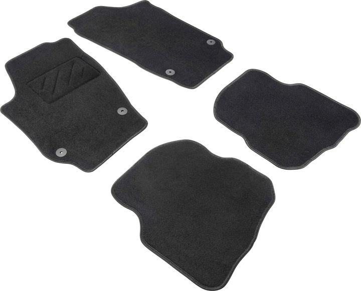 Immagine prodotto Walser Tappeti per VW Polo (9N) BJ 08/2001 - 05/2009, Cross Polo BJ 03/2006 - 04/2010 (2 tappetini anteriori + 2 tappetini posteriori)