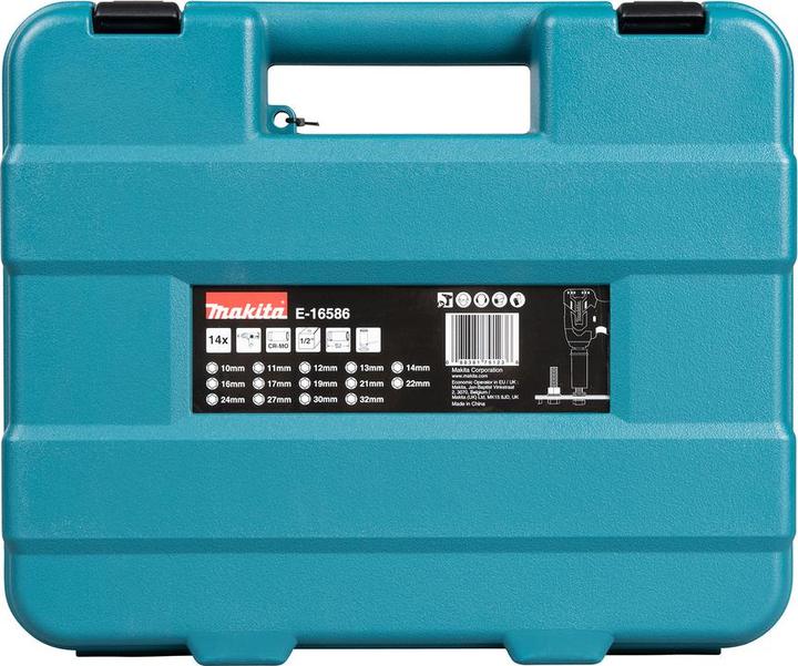 Produktbild Makita B-52308 (32 mm, 16 mm, 15 mm, 28 mm, 17 mm, 13 mm, 10  mm, 22 mm, 19 mm, 31 mm, 14 mm, 25 mm, 30 mm, 26 mm, 21 mm, 18 mm, 23 mm, 12 mm, 24 mm, 29 mm, 20 mm, 27 mm, 11 mm)