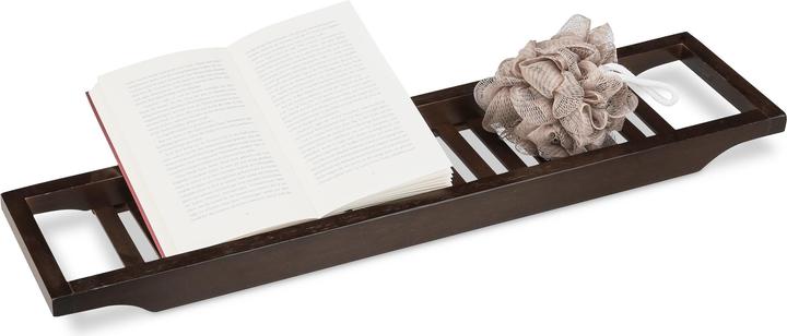 Relaxdays Badewannenablage (15 x 65 x 4 cm)
