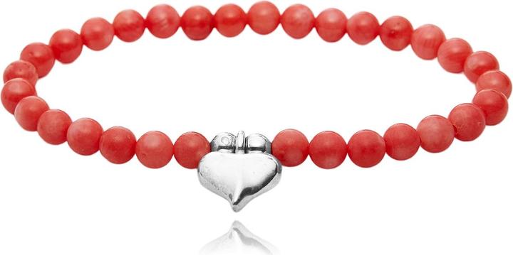 Produktbild Leyda Herz Armband Silber (Silber 925, Farbstein)