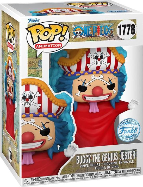 Produktbild Funko One Piece POP! Movies Vinyl Figur Buggy(Post Time-Skip) Exclusive 9 cm