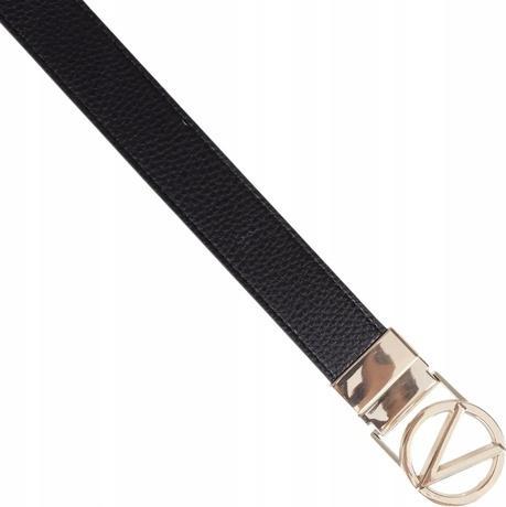 Actual product image Valentino Ladies' belt with roof plaque buckle