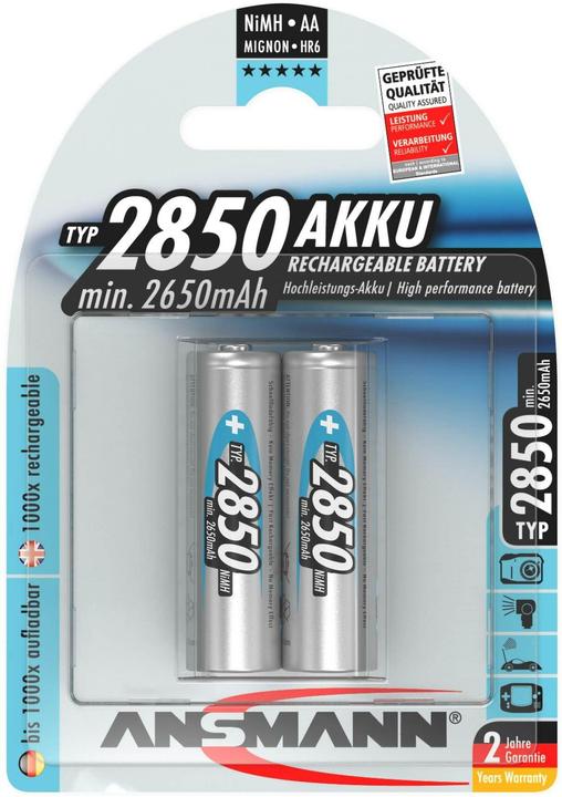 Ansmann Mignon AA (2 Stk., AA, 2650 mAh)