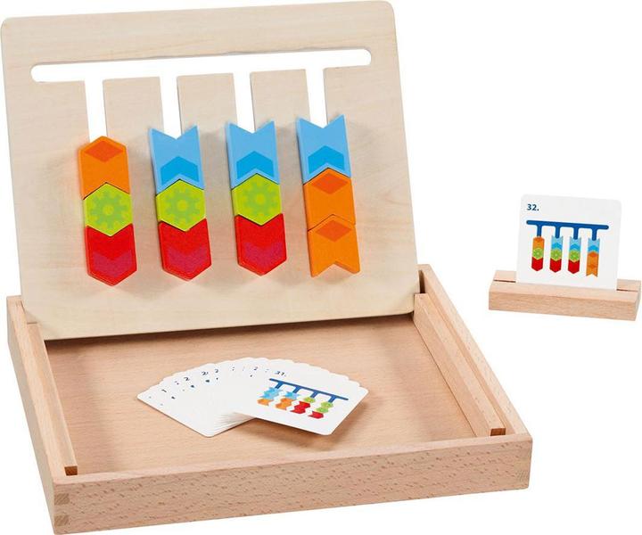 Actual product image Goki Color sorting board in wooden box