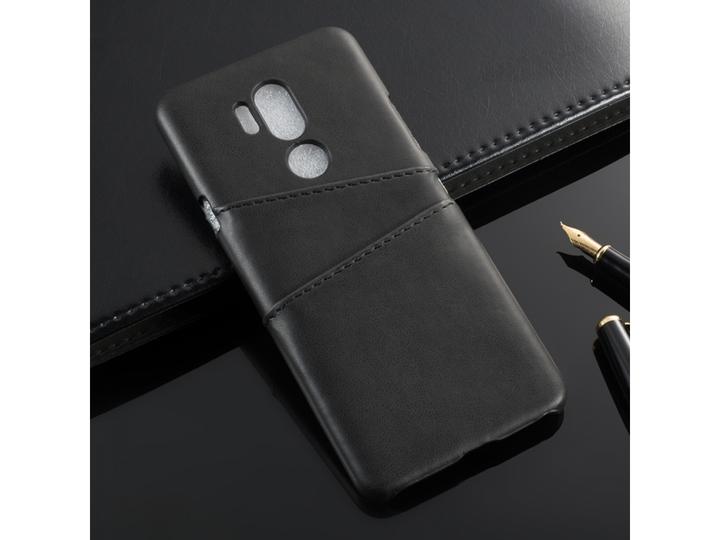 Actual product image Screenguard LG G7 ThinQ CardCaddy Leather Backcase with Card Pockets (G7 ThinQ)