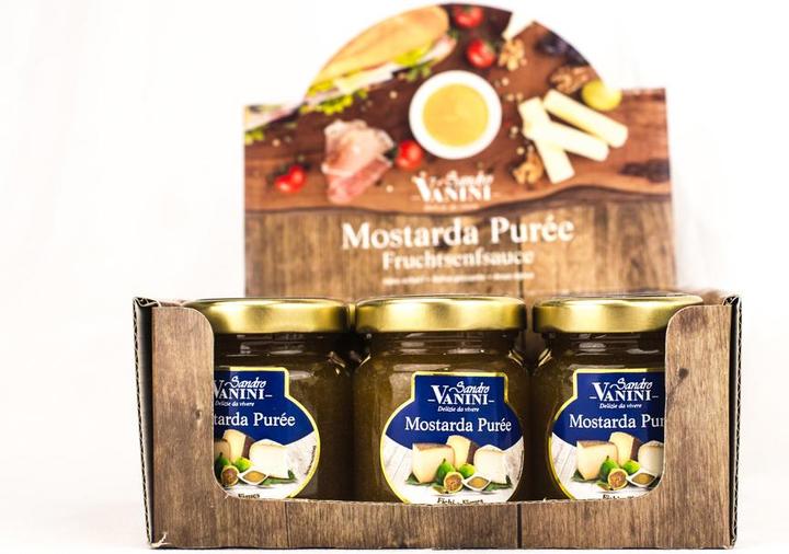 Actual product image Sandro Vanini Mostarda Purée Figs Counter Plate 9x60ml 630g (1350 g)