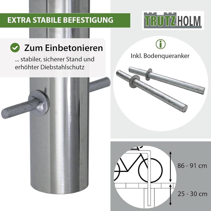 Produktbild TrutzHolm Veloanlehnbügel