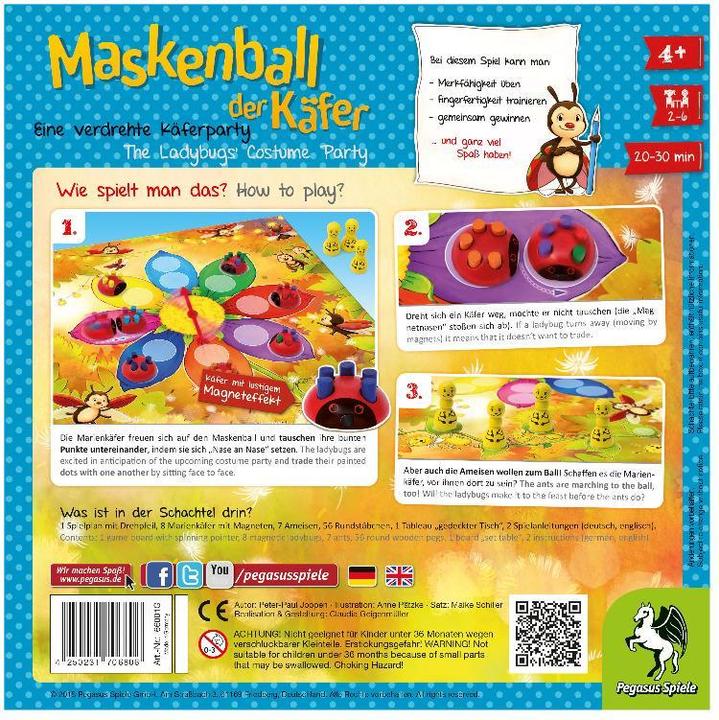 Produktbild Pegasus Maskenball der Käfer (Deutsch, Englisch)