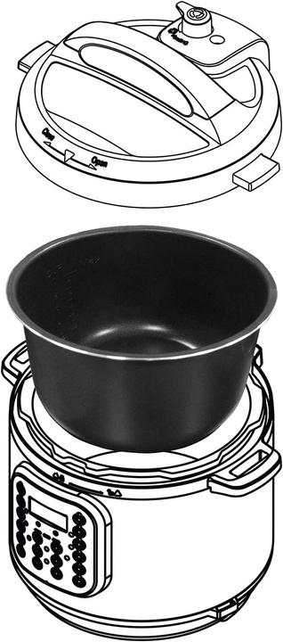 Actual product image Instant Pot Ceramic inner pot