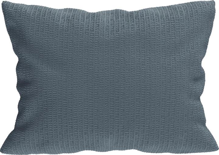 Immagine prodotto Lotus Bettwaren Biancheria da letto in raso Seersucker uni (Copricuscino, 65 x 100 cm)