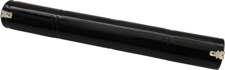 AccuCell Notleuchtenakku NiCd 4,8V 4000mAh Mono-D geschrumpft Fastonanschluss (1 Stk., 4000 mAh)
