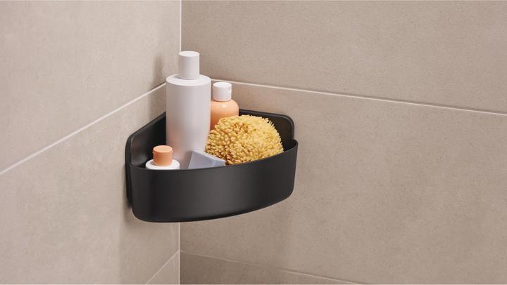 Actual product image tesa LAVAA Corner shower basket incl. adhesive solution without drilling