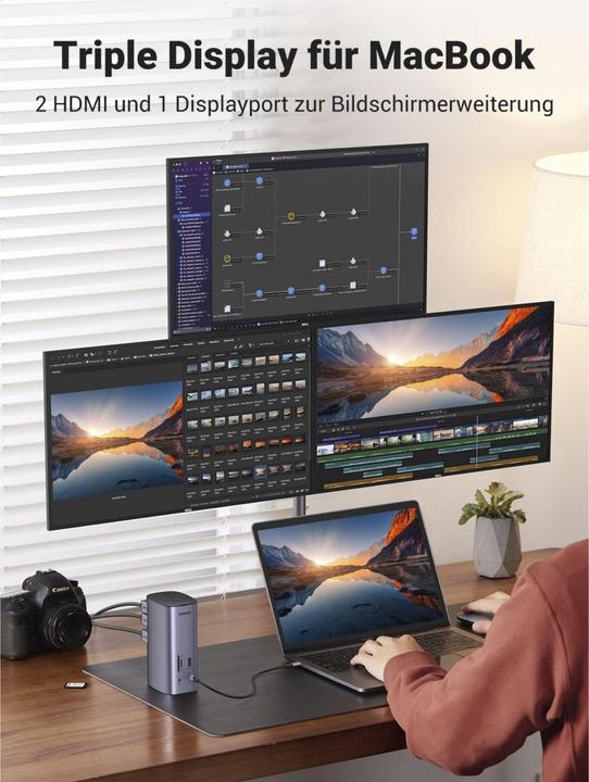Actual product image Ugreen Multi (USB-C, 12 Ports)