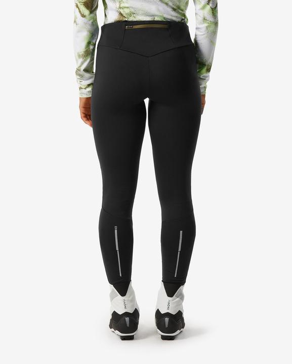 Produktbild Wedze Langlaufhose Tights winddicht Damen, 500 khaki (W28/L31)
