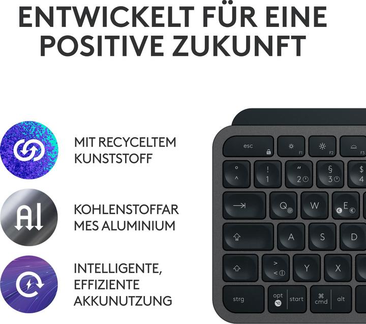 Image du produit Logitech MX Keys S Combo (DE, Sans fil)