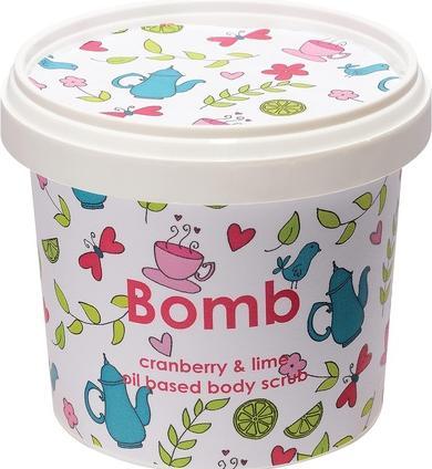 Bomb Cosmetics Cranberry & Lime Shower Scrub Sugar Shower Scrub Cranberries & Lime 400G