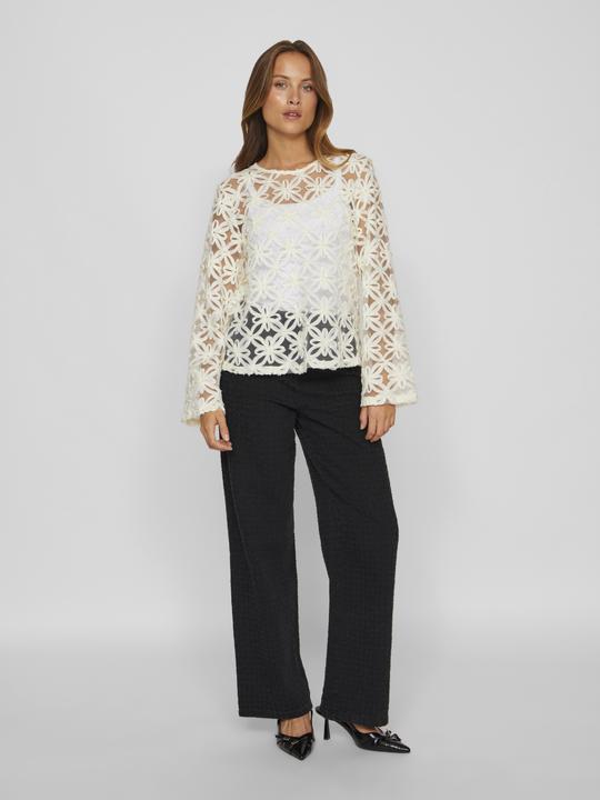 Actual product image Vila Round neck top with long sleeves (34)