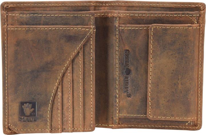 Actual product image Greenburry Vintage Keiler leather wallet 9.5 cm