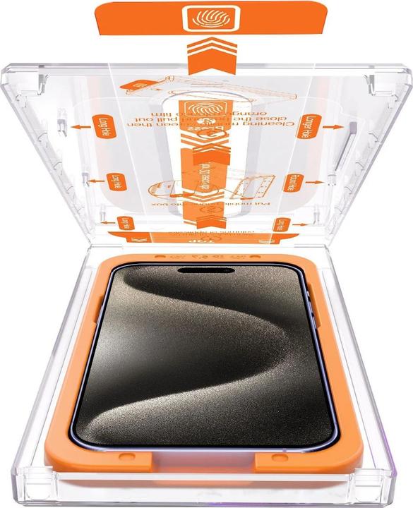 Actual product image PhoneLook Vitre de protection intégrale avec système de montage automatique anti-bulles et anti-poussière 3D (1 Piece, Samsung Galaxy S21)