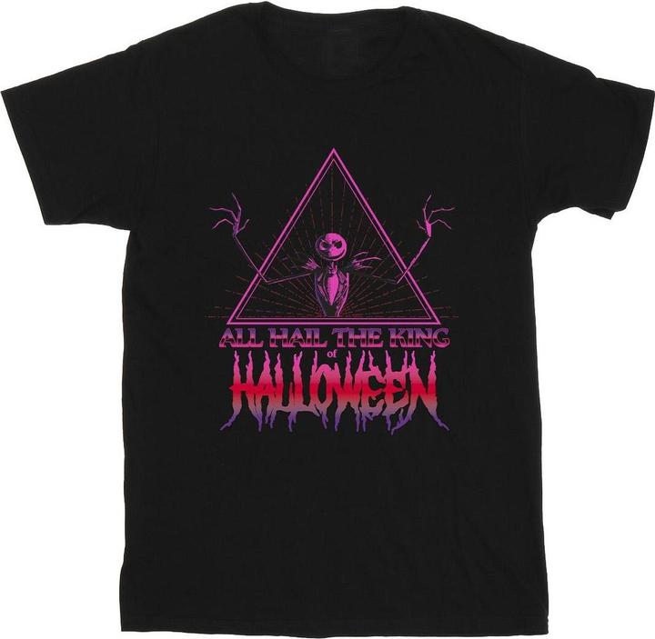 Actual product image Disney Mens The Nightmare Before Christmas Halloween King T-Shirt (L)