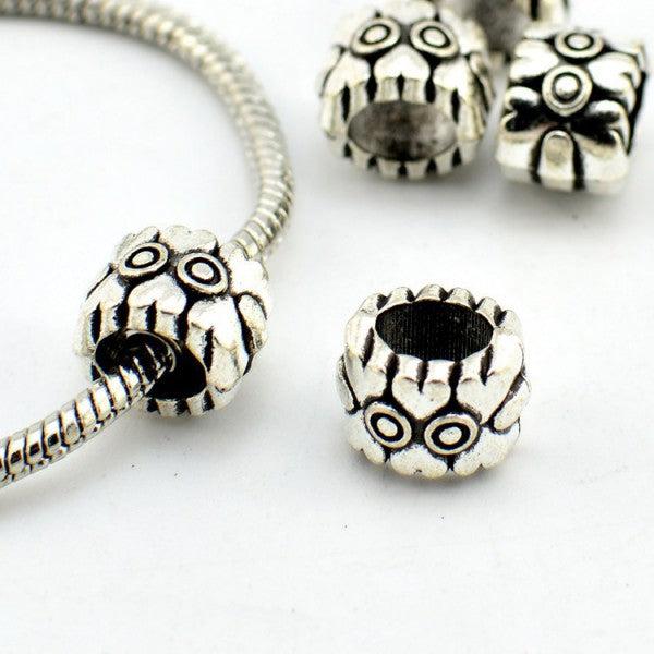 Produktbild Hermex Herzkranz Bead Perle - Silbrig (Zink-Legierung)