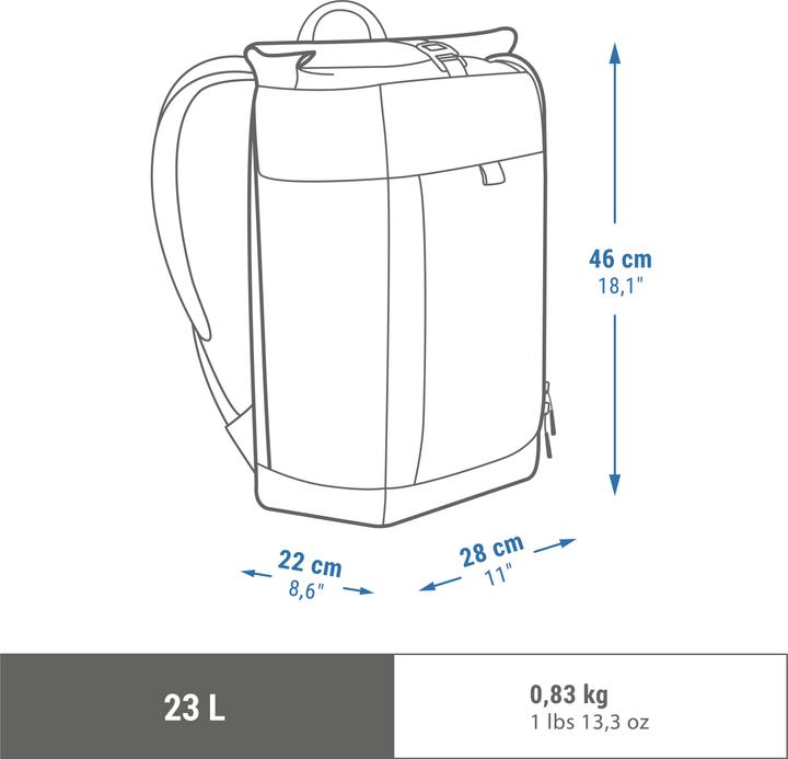 Produktbild Quechua NH ESCAPE 500 ROLL (23 l)