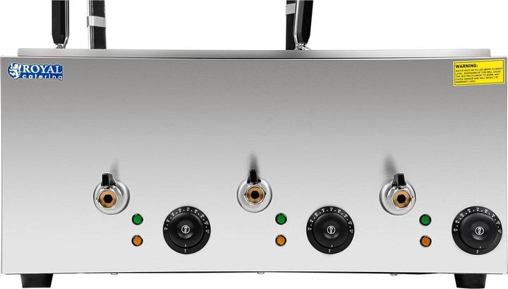 Produktbild Royal Catering Nudelkocher Elektro Pastakocher Teigwarenkocher 6 Körben 3000 W 230 V 3 x 4 L