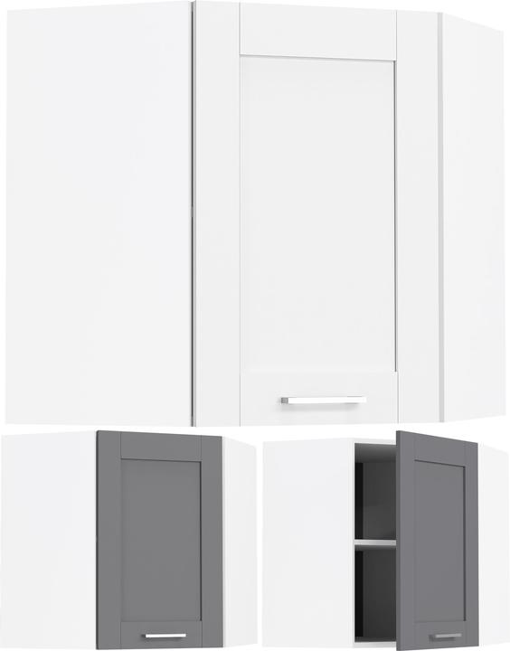 Actual product image VCM Eck Küchenschrank Hängeschrank Colura (57 x 57 x 60 cm)