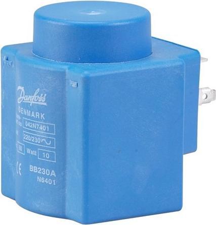 Danfoss spoel voor type B kleppen 24V 50Hz 10W - 018F7358
