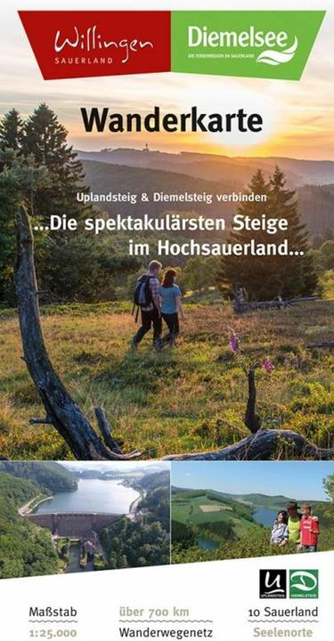 Image du produit Relier les cartes de randonnée Uplandsteig & Diemelsteig