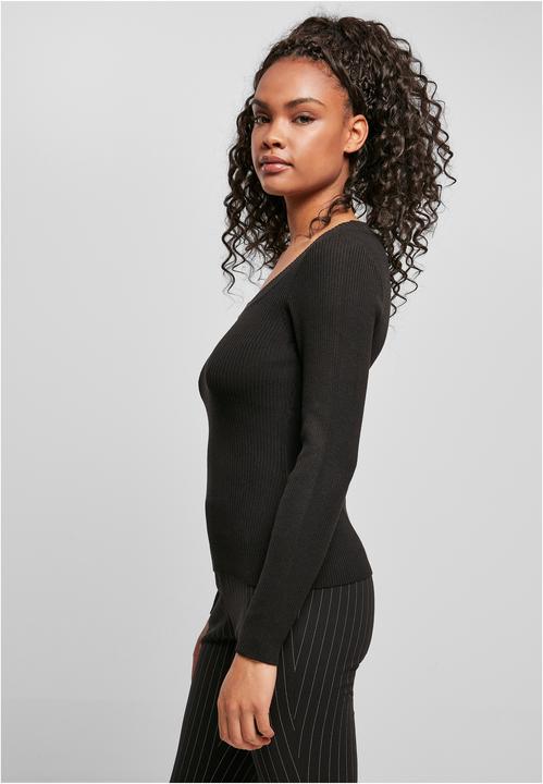 Actual product image Urban Classics Ladies Wide Neckline Sweater (4XL)
