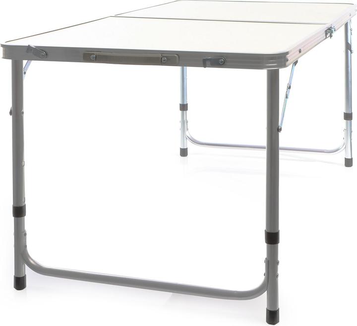 Actual product image Wiltec Toboli folding camping table 120x60x70cm height-adjustable folding table camping