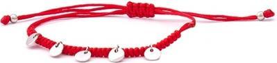 Produktbild Beneto Cord red kabbalah bracelet with AGB556 pendants (L)