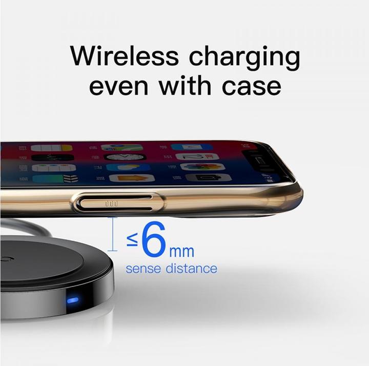 Actual product image Baseus Wireless Charger with Lightning Cable