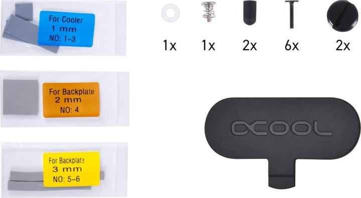 Actual product image Alphacool Alpha Ice Block Au. GPX-N Ac Active80/90 Aorus Master/Xtreme - 1022253