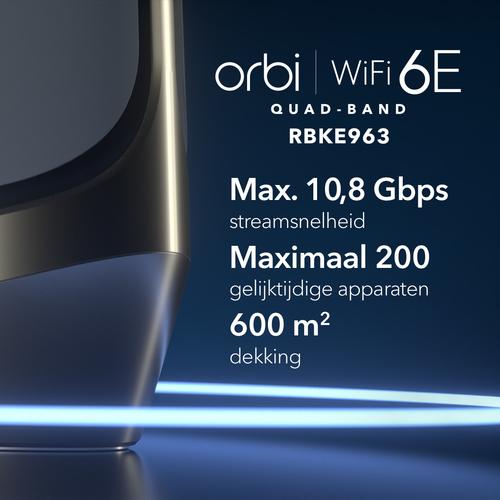 Actual product image Netgear Orbi RBKE963 - Pack of 3