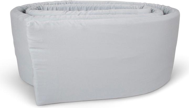 Productafbeelding Filibabba Bed Bumper - Geborduurd Cool Summer Design - Parelblauw (340 cm, 4 cm)