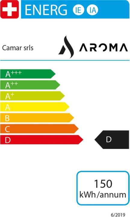 Etichetta energetica Aromatika Kicco Industrial Edizione Svizzera (E.S.E.)