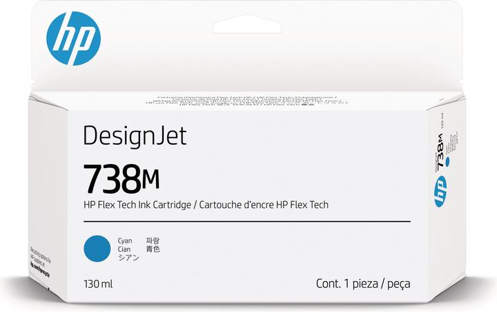 Produktbild HP 738M 130-ml Cyan DesignJet Ink Cartridge (C)